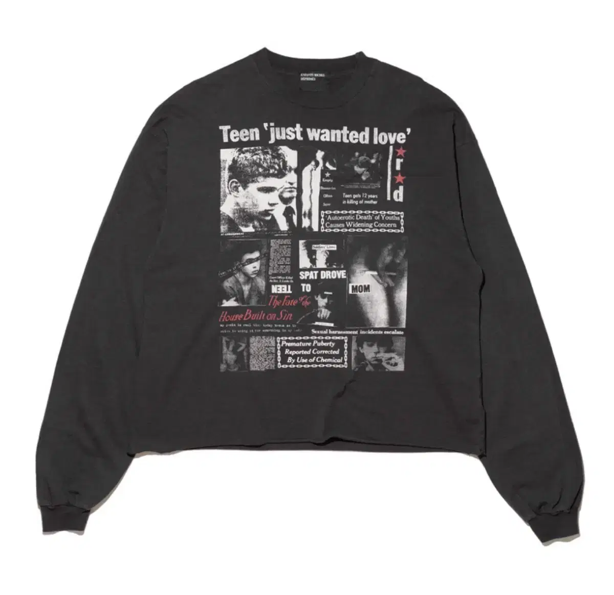 [XL] 24fw ERD TEEN JUST WANTED LOVE LS T